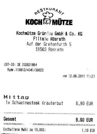 pkmw Hffner Kochmtze Restaurant